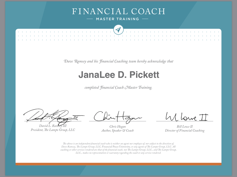 Ramsey Solutions Master Financial Coach